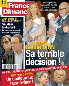 France Dimanche N°3396 du 30 Septembre au 6 Octobre 2011