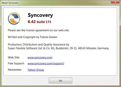 Syncovery 6.42 Build 173