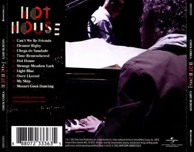 Chick Corea & Gary Burton - Hot House (2012) {Concord}