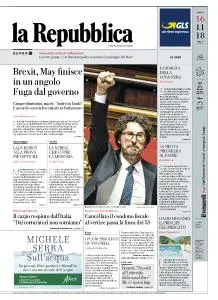 la Repubblica - 16 Novembre 2018