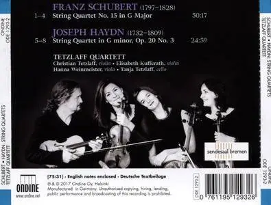 Tetzlaff Quartett - Schubert: String Quartet No. 15, Haydn: String Quartet, Op. 20 No. 3 (2017)