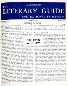 New Humanist - The Literary Guide, August 1944