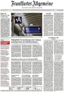 Frankfurter Allgemeine Zeitung vom Montag, 12. August 2013
