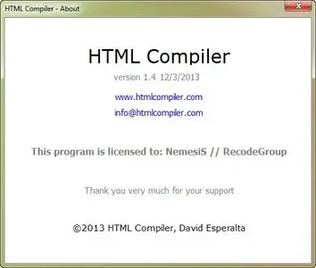 HTML Compiler 1.4