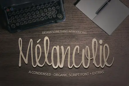 CreativeMarket - Melancolie Font + Extras