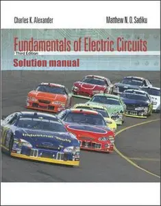 Solution Manual for Fundamentals of Electric Circuits (Repost)