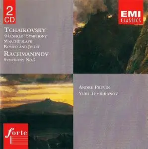 André Previn, Yuri Temirkanov - Tchaikovsky: Manfred Symphony; Marche Slave; Romeo & Juliet; Rachmaninov: Symphony No.2 (1997)