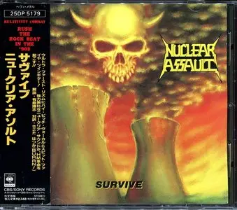 Nuclear Assault - Survive (1988) (Japanese 25DP 5179)