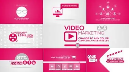 Online Video Marketing Intro - After Effects Project (Videohive)