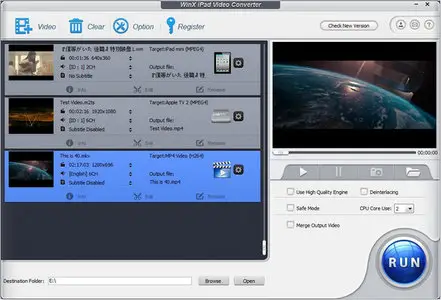 WinX iPad Video Converter 5.5.0 Multilanguage