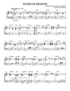 Tears In Heaven [Jazz version] (arr. Brent Edstrom) - Eric Clapton (Piano Solo)