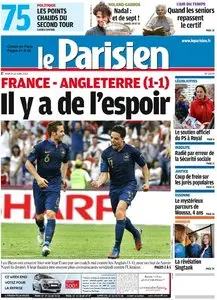 Le Parisien + Cahier Paris du Mardi 12 Juin 2012