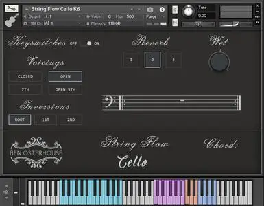 Ben Osterhouse String Flow Cello v1.3.1 KONTAKT