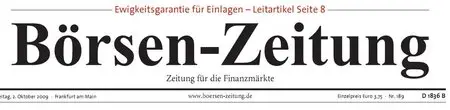 Börsen Zeitung 2.10.2009