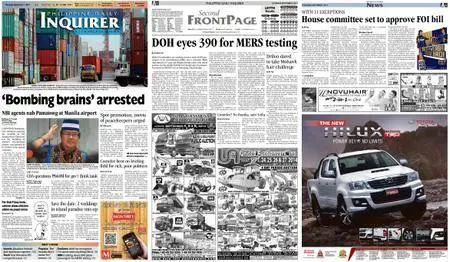 Philippine Daily Inquirer – September 04, 2014