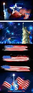 Vector - Independence day of USA