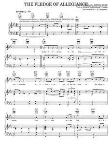 Pledge Of Allegiance, The (Reed A) - Alfred Reed (Piano-Vocal-Guitar)