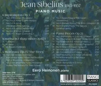 Eero Heinonen - Jean Sibelius: Piano Music (2020)