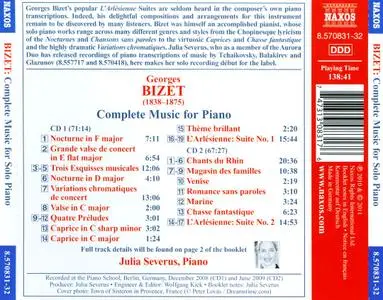 Julia Severus - Georges Bizet: Complete Music for Solo Piano (2011)