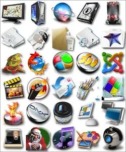 Collection of icons - Beautiful Icons Mix 6