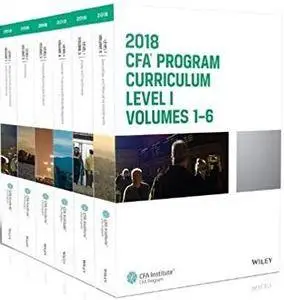 CFA Program Curriculum 2018 Level I Volumes 1-6 Box Set