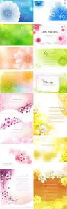Vector Backgrounds - Shine Flowers