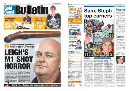 The Gold Coast Bulletin – December 15, 2011