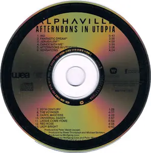 Alphaville - Afternoon In Utopia (1986) [2000s remastered Reissue]