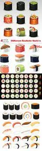 Vectors - Different Realistic Sushi 9