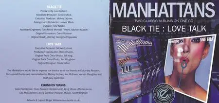 The Manhattans - Black Tie (1981) & Love Talk (1979) [2010, Remastered Reissue]