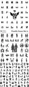Vectors - Family Icons Set 3
