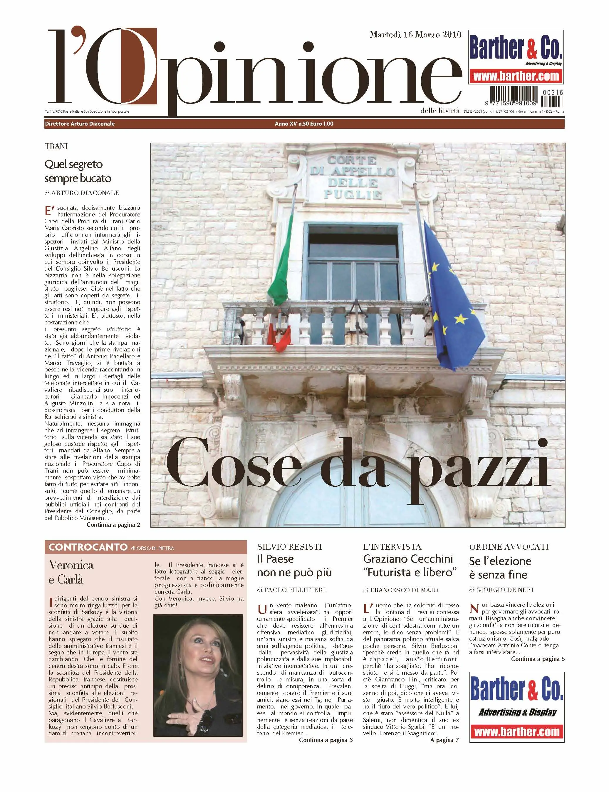 L'Opinione 16.03.2010