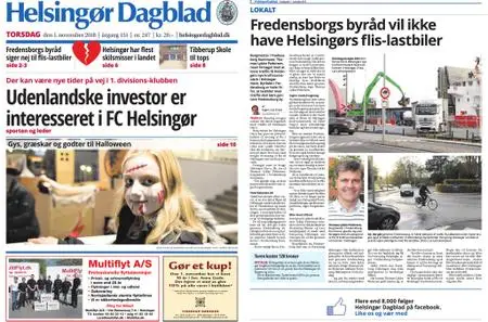 Helsingør Dagblad – 01. november 2018