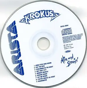 Krokus ‎- Alive And Screamin' (1991) [Japanese Ed.]