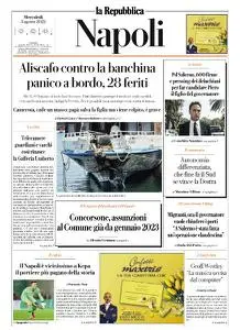 la Repubblica Napoli - 3 Agosto 2022