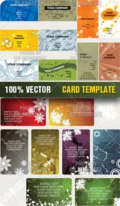 Stock Vector - Card Template 2306