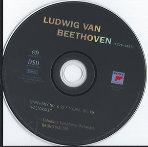 Ludwig van Beethoven - Bruno Walter - Symphony 6 (1958, SACD Remaster 1999) {Single Layer-SACD // ISO & FLAC} 