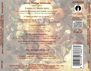 Max van Egmond, Wond'rous Machine - Telemann: Cantatas & Chamber Music (2004)