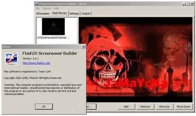 Flash2X Screensaver Builder v3.0.1