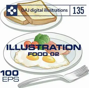 DAJ Digital Illustrations - Food 02 DA-135