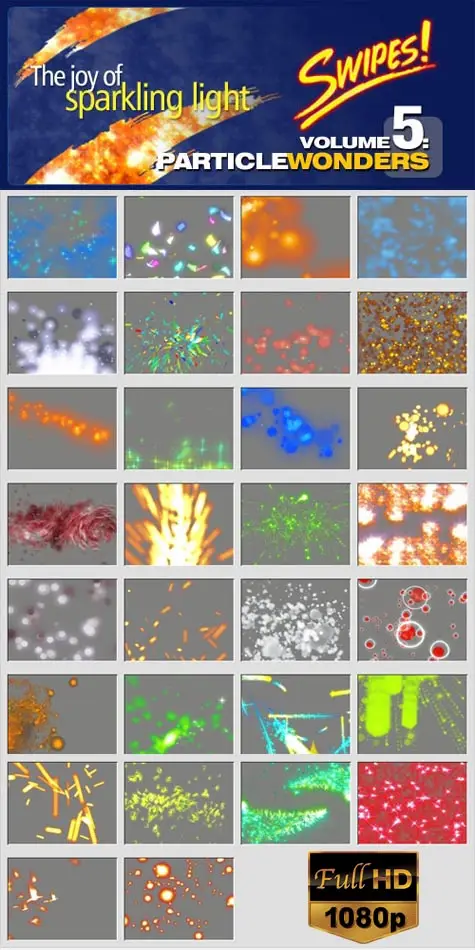 HD Swipes!5 Particle Wonders
