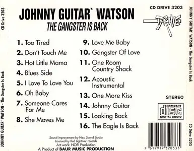 Johnny 'Guitar' Watson - The Gangster is Back (1995)
