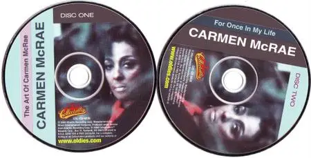 Carmen McRae - The Art of Carmen McRae & For Once in My Life (2004) {2CD, Atlantic--Collectables COL-CD-6836 rec 1967, 1975}