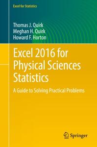 Excel 2016 for Physical Sciences Statistics: A Guide to Solving Practical Problems