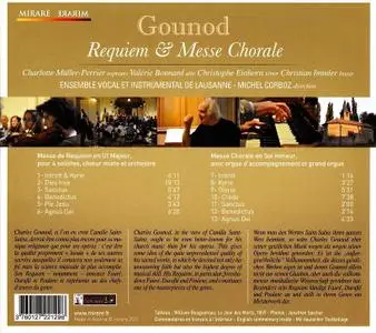 Michel Corboz, Ensemble Vocal et Instrumental de Lausanne - Gounod: Requiem; Messe Chorale (2011)