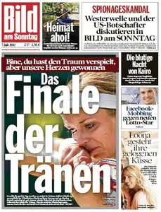 Bild am Sonntag, 07. Juli 2013