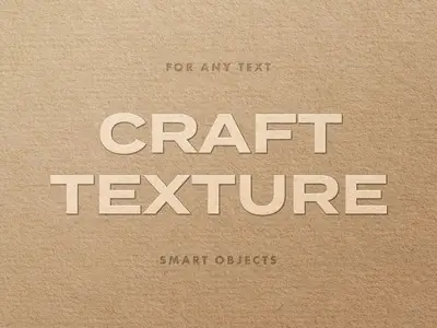 AS - Craft Paper Texture Text Effect Mockup 523060543