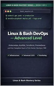 Linux & Bash Advanced Guide: Kubernetes, Ansible, Terraform, Prometheus and the Complete Senior DevOps / SRE Stack