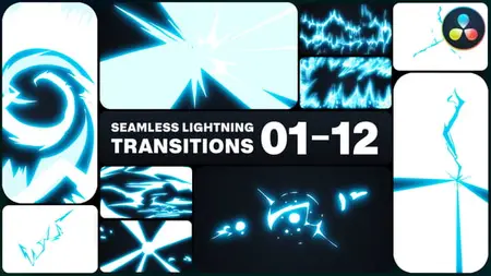 Seamless Lightning Transitions for DaVinci Resolve 56516573