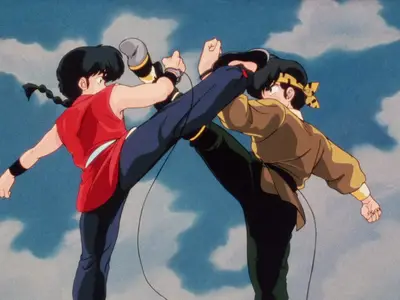 Ranma ½ (1989 S01E08 School is a Battlefield! Ranma vs Ryoga BBT RMX